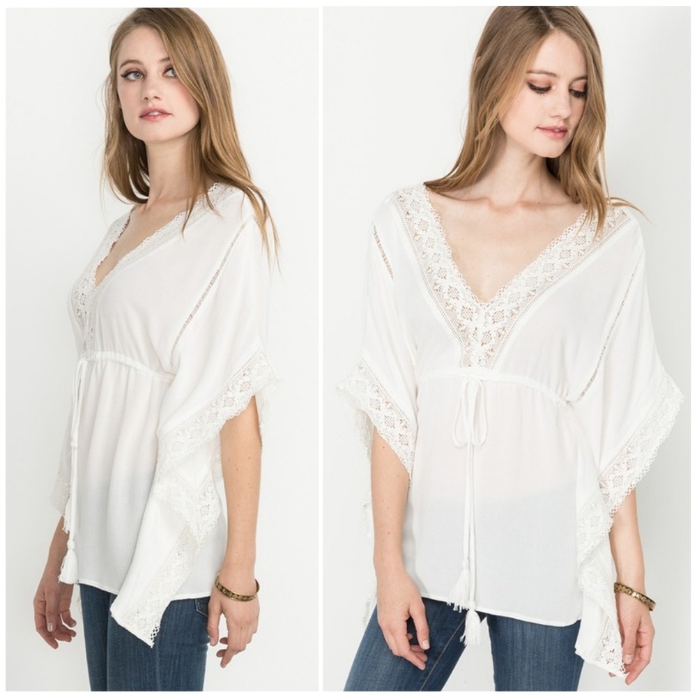 Ivory Kaftan Tunic